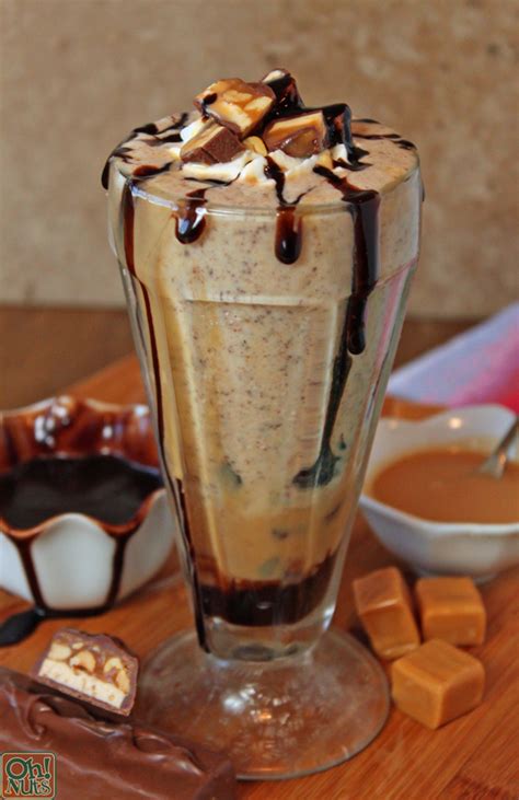 Candy Bar Milkshakes Recipe | Oh Nuts Blog