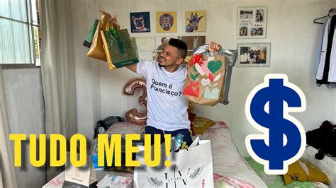 ABRINDO OS PRESENTES DO MEU ANIVERSÁRIO YouTube