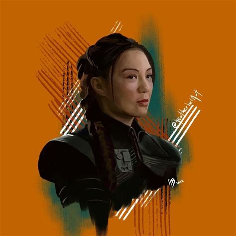 The Star Wars Character Is Depicted In This Digital Painting Style