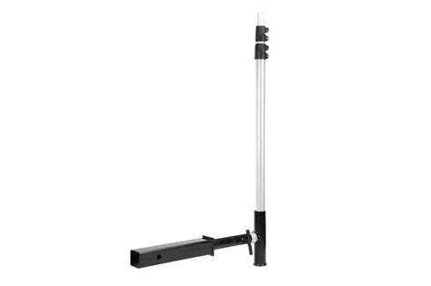 Larson Electronics - Trailer Hitch Bracket w/ Telescoping Pole Mount - Extends From 3.19 Feet to ...