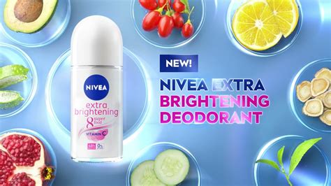 Now With 8 SUPERFOODS Try NIVEA Extra Brightening Deodorant YouTube