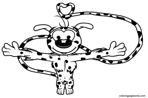 Coloriages De Marsupilami Coloringpagesonly