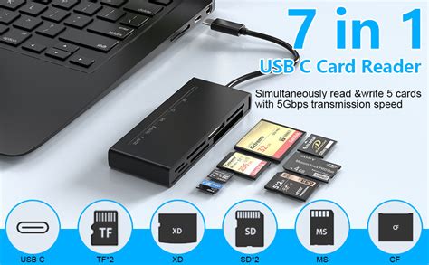 Usb C Multi Card Reader Sd Tf Cf Xd Ms In Type C Xd Picture Card