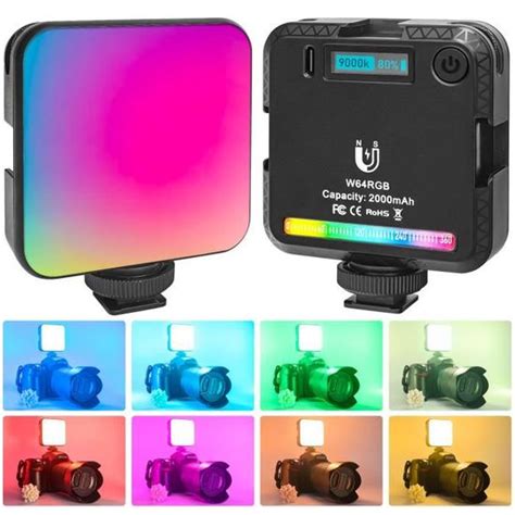 LED Lumière Vidéo RGB Lumiere Photo pour Vlog Photographie