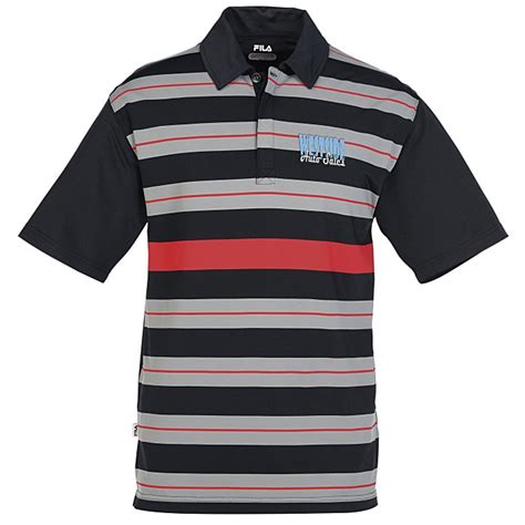 Fila Bristol Engineered Striped Polo Mens 138321