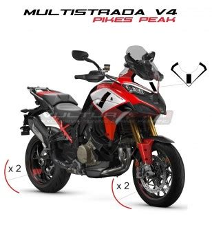 Kit De Calcoman As Personalizado Ducati Multistrada V Pikes Peak