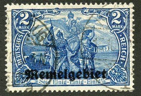 Memel Scott Uh German Overprint Scv Europe