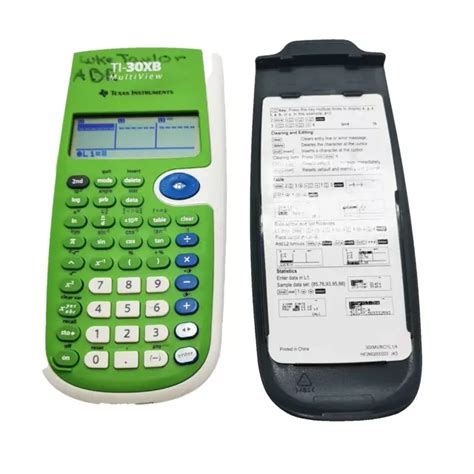 Texas Instruments Ti Xb Multiview Scientific Calculator Green Eur