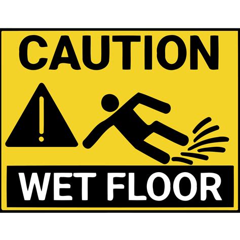 Caution Wet Floor Sign