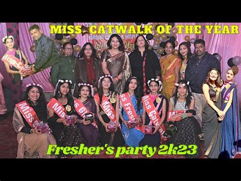 Fresher Party K In Nursing College Miss Catwalk Of The Year