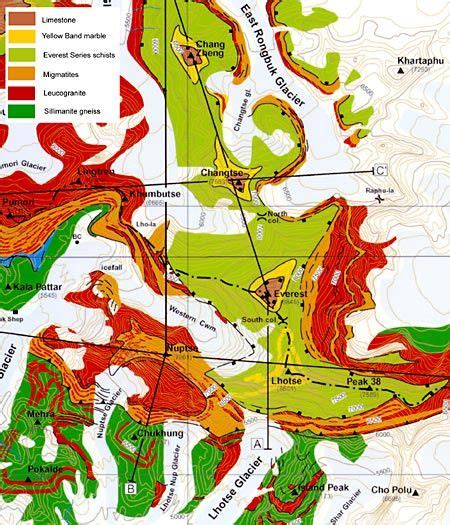 Laurence Wager and Everest Research | Everest, Cartography, Geology