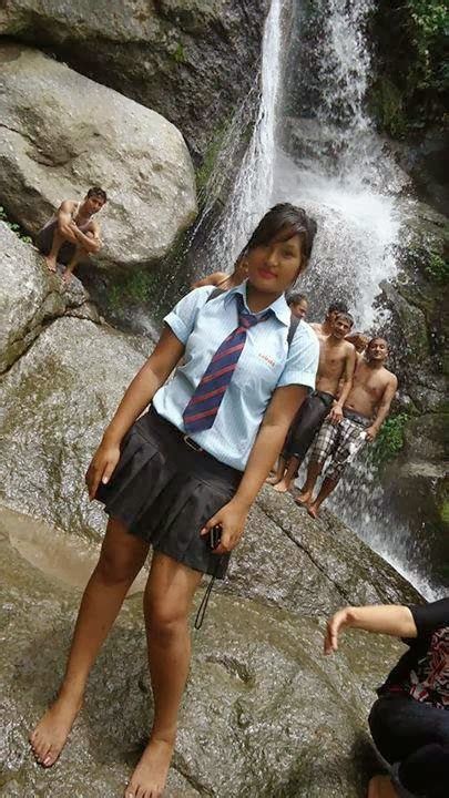 Nepal School Girls Photo In School Dress