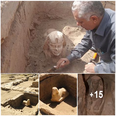 Sphinx Statue With A Smiley Face And Two Dimples Is Unearthed In