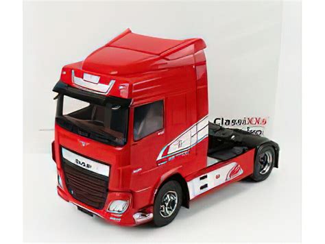 Daf Xf Space Cab Tractor Truck Assi Red White Premium