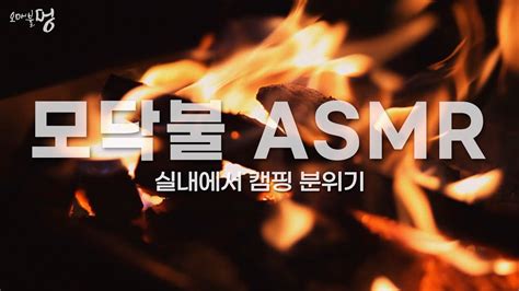 불멍 Asmr 타닥 타닥 따뜻한 모닥불🔥 장작 타는 소리ㅣ실내에서 캠핑 분위기 내기ㅣ오매불멍 1회 220330 방송