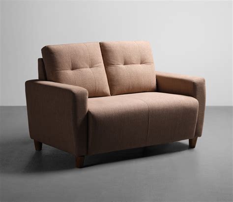 Buy Yolo 2 Seater Fabric Sofa Brown Upholstery At 25 OFF Online