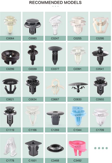 Xianshun Oem Manufacturer Auto Car Clips And Plastic Fasteners For