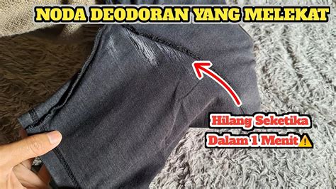 Cara Menghilangkan Noda Deodoran Pada Ketiak Baju Terbaru Noda Bekas