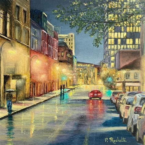 Peinture Une soirée ordinaire par Rochette Patrice Carré d artistes