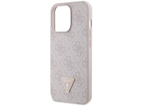 Guess 4G Monogram IPhone 14 Pro Max Koord Hoesje Roze