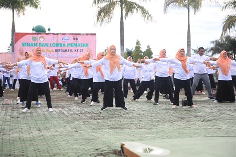 Meriahkan Hut Ke Dwp Tanbu Gelar Lomba Masak Antar Kepala Skpd