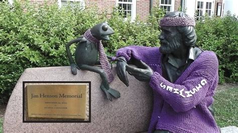 Jim Henson Statue Yarn Bomb Promotes #GISHWHES | KnitHacker