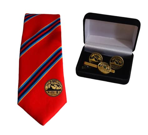 D Day 80th Anniversary Commemorative Tie Cuff Links And Tie Pin Set 202 British Pride