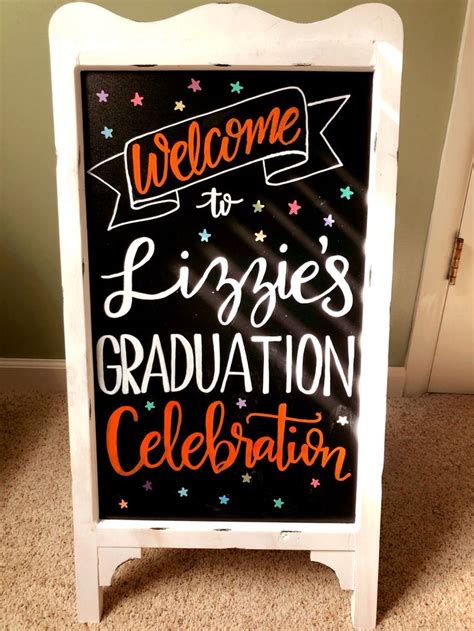 Chalkboard Graduation Party Sign Graduation Party Signs Party Signs