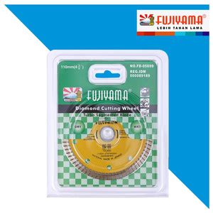 Jual FUJIYAMA Diamond Wheel 4 Inch Turbo Super Thin Mata Gerinda