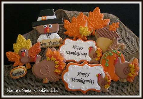 Thanksgiving Thanksgiving Decorated Cookies Sugar Cookies Sugar Cookies Decorated