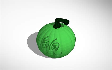 3d Design Dizzy Pumpkin Tinkercad