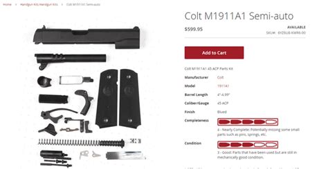 M1911 parts kit help : r/gunsmithing