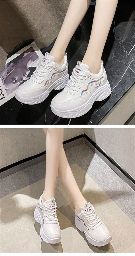 Korean Fashion Rubber Shoes For Women Sneakersadd Two Size Shopee