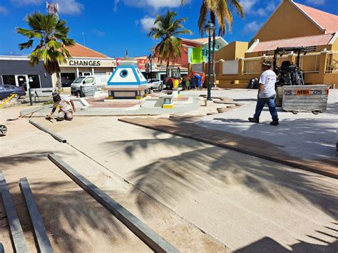 Openbaar Lichaam Bonaire Renovatiewerkzaamheden Kaya Grandi In Volle Gang