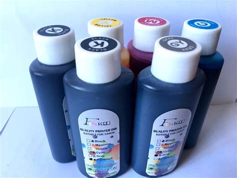 6x100ml Dye Ink For Canon PIXMA MG6320 MG7120 IP8720 MG7520 Printer PGI