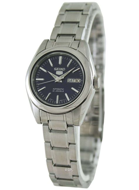 Seiko Womens 5 Automatic Symk15 Symk15k1 Symk15k Womens Watch Zetawatches