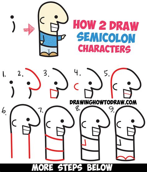 Cute Cartoon Easy Cartoon Characters To Draw Step By Step / How to draw ...