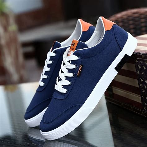 Fashion Canvas Shoes For Men Breathable Casual Men Shoes Comfortable