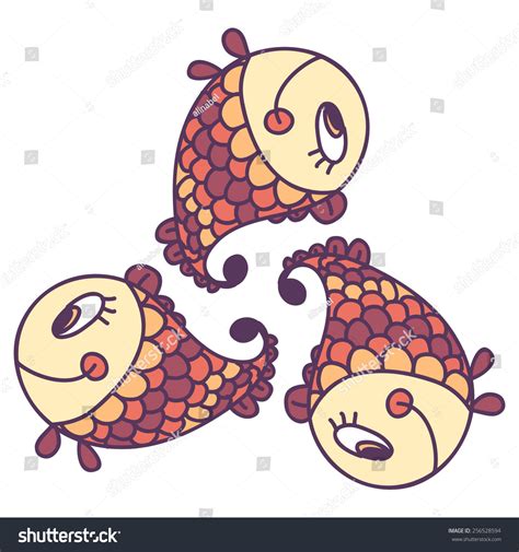 Colorful Happy Smiling Fish Cartoons Vector Stock Vector (Royalty Free) 256528594 | Shutterstock