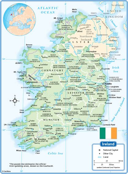 Ireland Wall Map By Geonova Mapsales