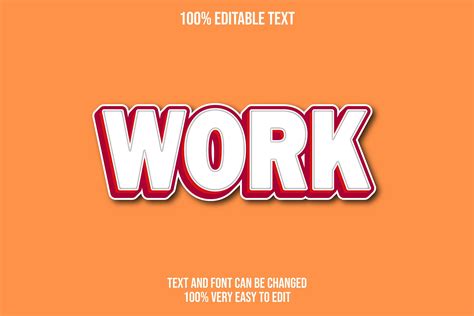 work text effect graphic  amilstudio creative fabrica