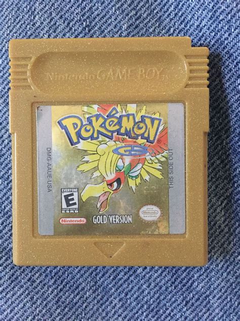 Pokemon Gold For The Game Boy Color I Got Both Generation 2 Pokemon