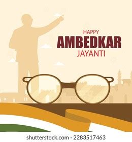 Illustration Dr Bhimrao Ramji Ambedkar Constitution Stock Vector