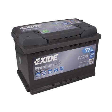 Аккумулятор Exide 77Ah 760A PREMIUM EA770 купить в Киеве цена на