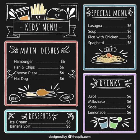 Chalk Menu Board