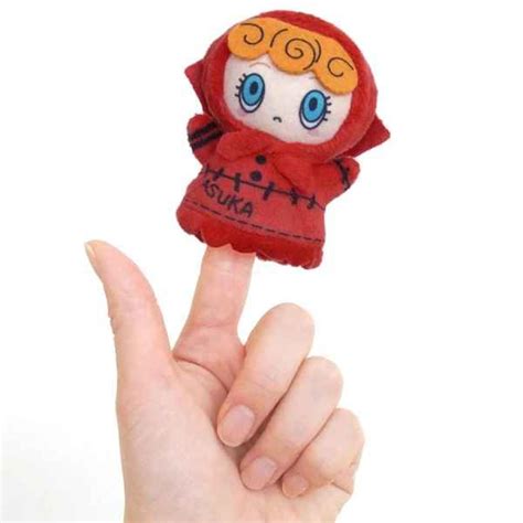 Movic Puppela Evangelion Asuka Finger Puppet Plush ⋆ Kueomode