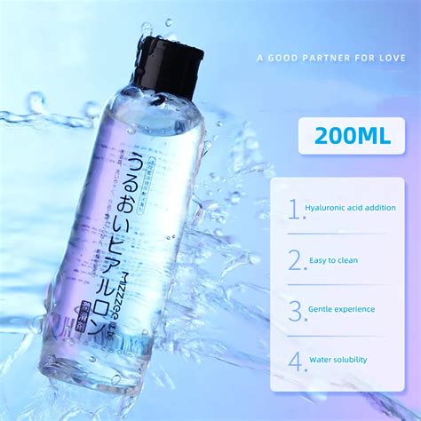 Ml Water Soluble Sex Lubricant Oil Easy To Clean Increase Sexual