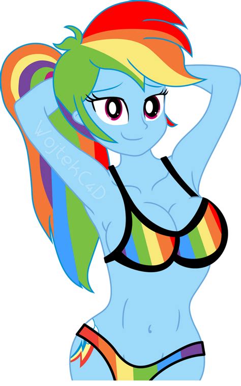 Rainbow Dash In Bikini By Wojtekc4d On Deviantart