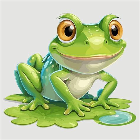 Premium Vector Frog Vector On A White Background