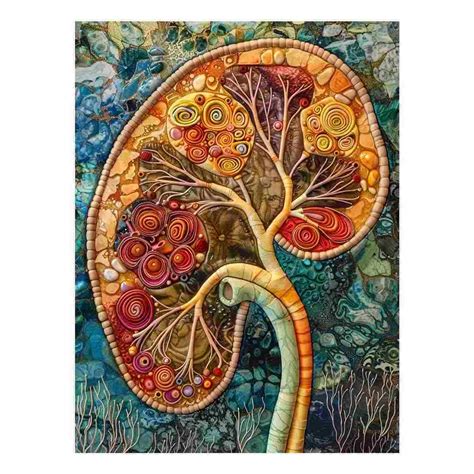 Kidney Anatomy Painting